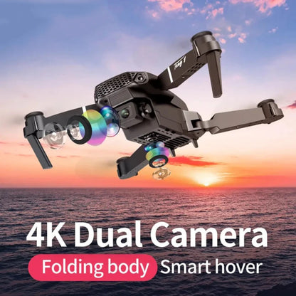 4K Camera Drone For Adults - FPV Foldable RC Drone with 2 Camera & 2 Batteries, Long Flight Time.