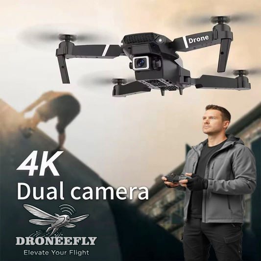4K Camera Drone For Adults - FPV Foldable RC Drone with 2 Camera & 2 Batteries, Long Flight Time.
