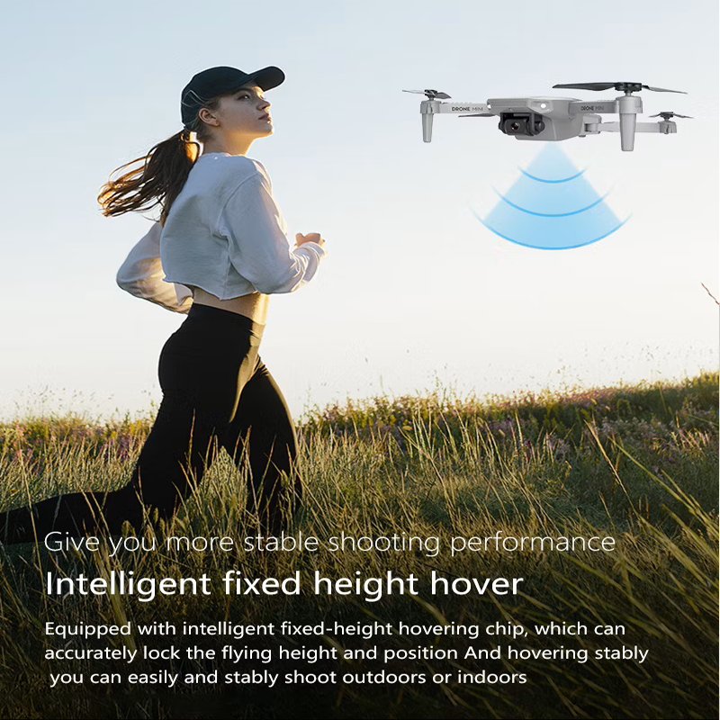 4K Camera Drone For Adults - FPV Foldable RC Drone with 2 Camera & 2 Batteries, Long Flight Time.